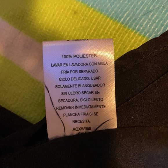 NWOT Derek Plus Black Vneck Tank Top with Low Vback, 2x - Picture 6 of 6